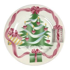 Sango Home for Christmas 1992 Indonesia Black Mark #4829 Dinner Plate 10.75"